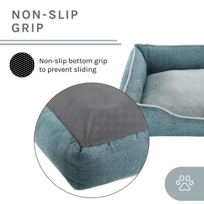 Show full view: Sam's Pets Arthur Dog Bed, Teal, Large slide 6 of 10