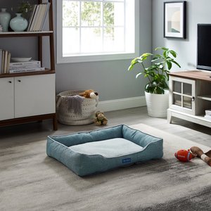 Sam's Pets Arthur Dog Bed, Teal, Medium