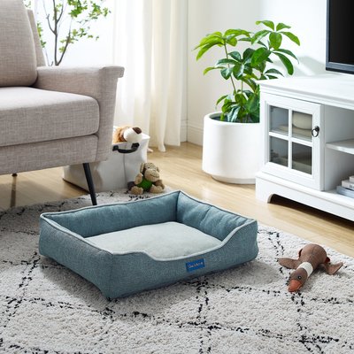 Sam's Pets Sam's Pets Arthur Dog Bed, Teal, Small