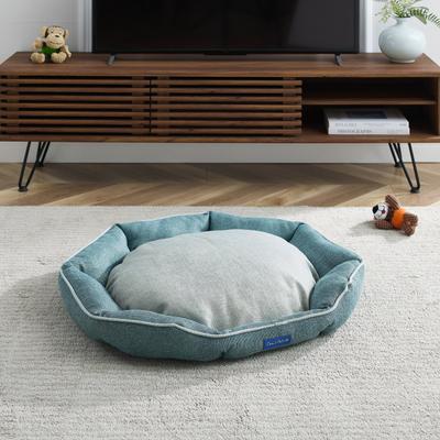 Show full view: Sam's Pets Arthur Hexagon Dog Bed, Teal, Large slide 9 of 11