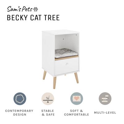 Show full view: Sam's Pets Becky 28-in Single Rest Cat Tree slide 3 of 9