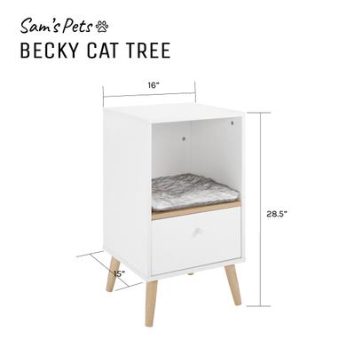 Show full view: Sam's Pets Becky 28-in Single Rest Cat Tree slide 9 of 9