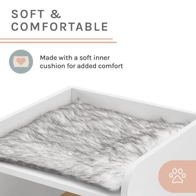 Show full view: Sam's Pets Becky 32-in Bookshelf Cat Tree, White slide 7 of 10