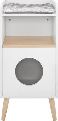 Show full view: Sam's Pets Becky 32-in Bookshelf Cat Tree, White slide 8 of 10