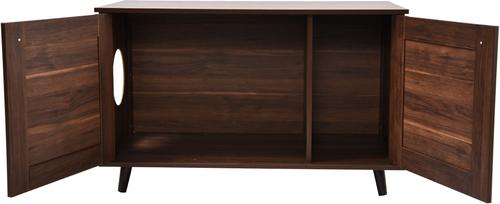 Show full view: Sam's Pets Becky Box Enclosure End Table Cat Litter, Brown, Medium slide 2 of 8