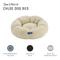 Show in main carousel: Sam's Pets Chloe Cuddler Bolster Dog & Cat Bed, Beige, Medium slide 5 of 10