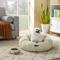 Show in main carousel: Sam's Pets Chloe Cuddler Bolster Dog & Cat Bed, Beige, Medium slide 4 of 10