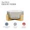 Show in main carousel: Sam's Pets Coco Single Ceramic Dog Bowl with Wood Stand, Grey, Single slide 3 of 7
