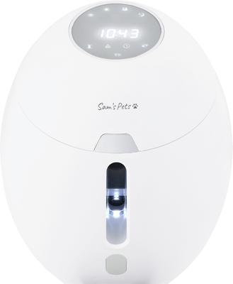 Show full view: Sam's Pets Cosmo Automatic Dog & Cat Feeder, White, 13-cup slide 8 of 10