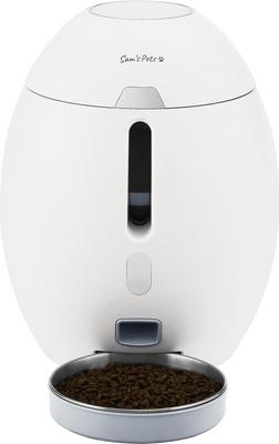 Show full view: Sam's Pets Cosmo Automatic Dog & Cat Feeder, White, 13-cup slide 3 of 10