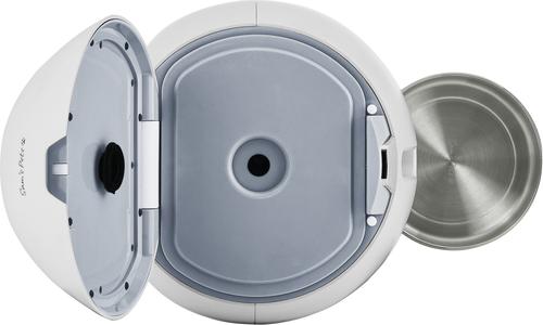 Show full view: Sam's Pets Cosmo Automatic Dog & Cat Feeder, White, 13-cup slide 6 of 10