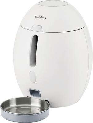 Show full view: Sam's Pets Cosmo Automatic Dog & Cat Feeder, White, 13-cup slide 4 of 10