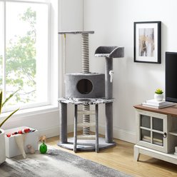 Sam's Pets Dazzle 47-in Cat Scratching Tree, Gray slide 1 of 9