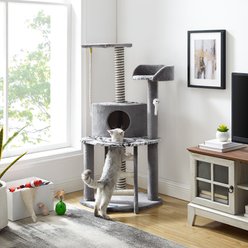 Sam's Pets Dazzle 47-in Cat Scratching Tree, Gray slide 2 of 9