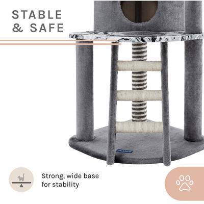 Show full view: Sam's Pets Dazzle 47-in Cat Scratching Tree, Gray slide 7 of 11