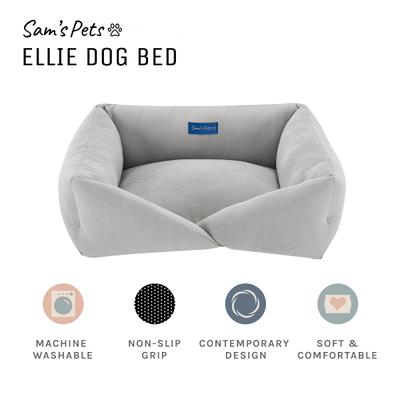 Show full view: Sam's Pets Ellie Dog Bed, Gray, Small slide 2 of 8