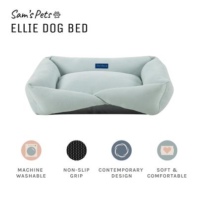 Show full view: Sam's Pets Ellie Dog Bed, Light Blue, Medium slide 2 of 8
