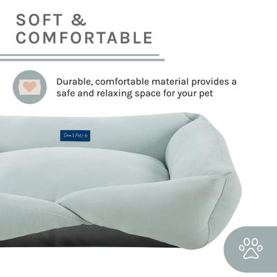 Show full view: Sam's Pets Ellie Dog Bed, Light Blue, Medium slide 5 of 8