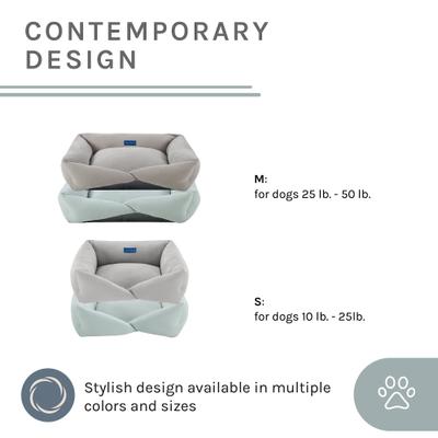 Show full view: Sam's Pets Ellie Dog Bed, Light Blue, Medium slide 7 of 8