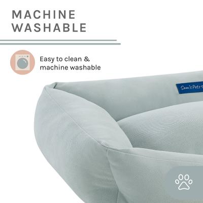 Show full view: Sam's Pets Ellie Dog Bed, Light Blue, Small slide 4 of 9