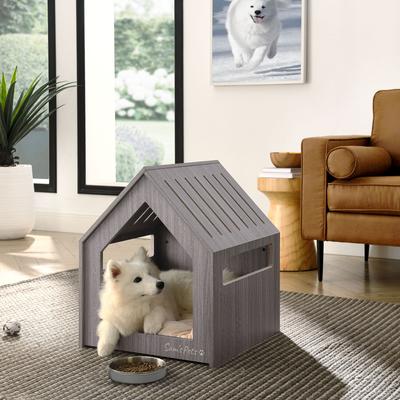 Show full view: Sam's Pets Forest 23-in Dog House, Grey, Medium slide 5 of 9