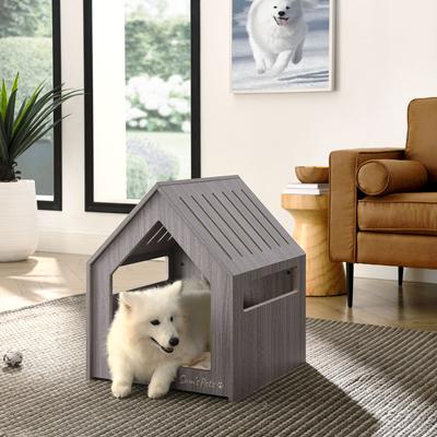 Show full view: Sam's Pets Forest 23-in Dog House, Grey, Medium slide 6 of 9