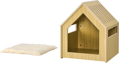Show full view: Sam's Pets Forest 23-in Dog House, Natural Oak, Medium slide 5 of 10