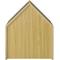 Show in main carousel: Sam's Pets Forest 23-in Dog House, Natural Oak, Medium slide 4 of 10