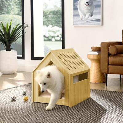 Show full view: Sam's Pets Forest 23-in Dog House, Natural Oak, Medium slide 6 of 10