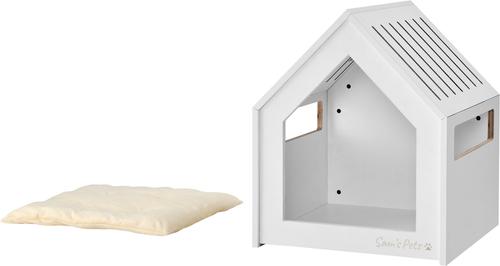 Show full view: Sam's Pets Forest 23-in Dog House, White Oak, Medium slide 5 of 10