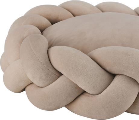 Show full view: Sam's Pets Ivy Bolster Dog & Cat Bed, Beige, Small slide 2 of 9