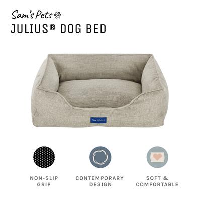 Show full view: Sam's Pets Julius Dog Bed, Brown, Small slide 2 of 10