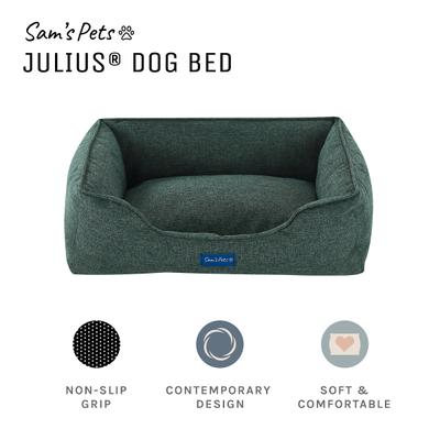 Show full view: Sam's Pets Julius Dog Bed, Green, Small slide 2 of 9