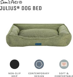 Sam's Pets Julius Dog Bed, Olive, Medium slide 2 of 8