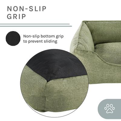 Show full view: Sam's Pets Julius Dog Bed, Olive, Medium slide 4 of 9