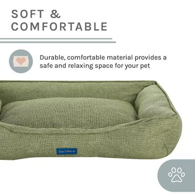 Show full view: Sam's Pets Julius Dog Bed, Olive, Medium slide 5 of 9