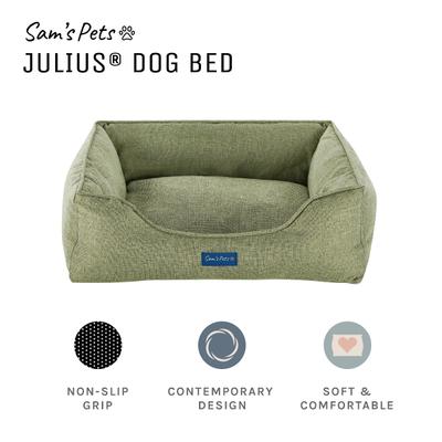 Show full view: Sam's Pets Julius Dog Bed, Olive, Small slide 2 of 9