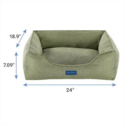 Show full view: Sam's Pets Julius Dog Bed, Olive, Small slide 3 of 9