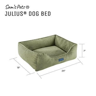Show full view: Sam's Pets Julius Dog Bed, Olive, Small slide 8 of 9