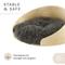 Show in main carousel: Sam's Pets Kuai Bent Wood Faux Fur Dog Bed, Light Brown, Small slide 6 of 9