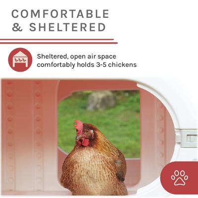 Show full view: Sam's Pets Kuritsa Shadow Bird Coop, White slide 8 of 10