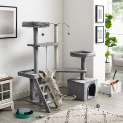 Sam's Pets Longshot 53.5-in Cat Tree, Gray