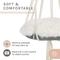 Show in main carousel: Sam's Pets Lucy Macramé Cat Bed, White, Small/Medium slide 7 of 11