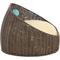 Show in main carousel: Sam's Pets Luna Bolster Dog & Cat Bed, 23-in, Brown Oak slide 3 of 10