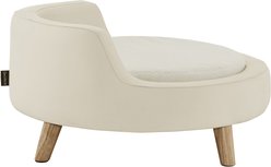 Sam's Pets Milo Elevated Dog & Cat Bed, Ivory, Large slide 2 of 9