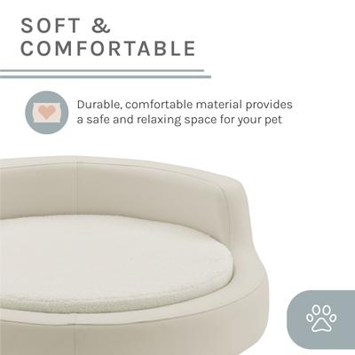 Show full view: Sam's Pets Milo Elevated Dog & Cat Bed, Ivory, Large slide 9 of 10