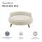 Show in main carousel: Sam's Pets Milo Elevated Dog & Cat Bed, Ivory, Large slide 7 of 10