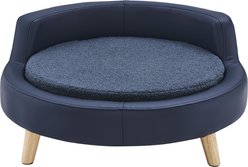 Sam's Pets Milo Elevated Dog & Cat Bed, Navy, Large