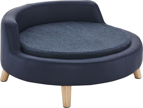 Show full view: Sam's Pets Milo Elevated Dog & Cat Bed, Navy, Large slide 3 of 10