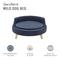 Show in main carousel: Sam's Pets Milo Elevated Dog & Cat Bed, Navy, Large slide 7 of 10